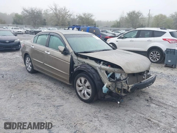 2010 Honda Accord EX-L with VIN 1HGCP3F80AA008264, listed as a IAAI auction lot 41930243 with 68,705 mi miles and . Bid and sale history available at DreamBid. Image 1.