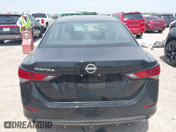 2024 Nissan Sentra S with VIN 3N1AB8BV7RY201065, listed as a IAAI auction lot 42049603 with 25,339 mi miles and . Bid and sale history available at DreamBid. Image 16.