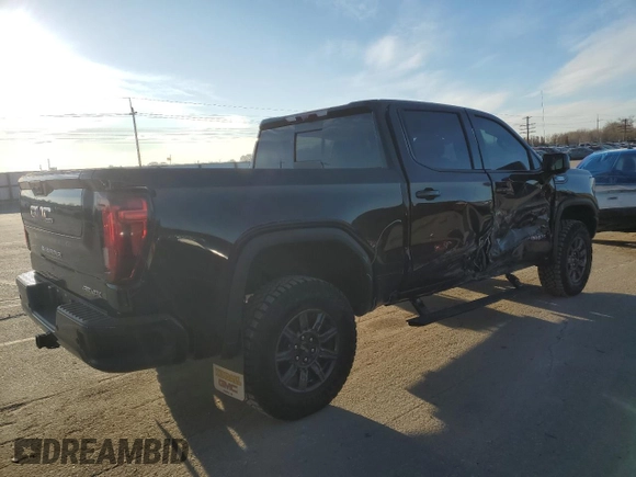 2025 GMC Sierra 1500 with VIN 3GTUUFE85SG126781, listed as a Copart auction lot 42742695 with 2,365 mi miles and Salvage Title. Bid and sale history available at DreamBid. Image 3.