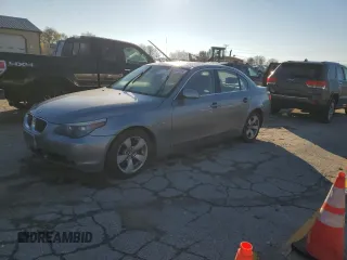 2006 BMW 5 Series 525i with VIN WBANE53556CK85830, listed as a Copart auction lot 79992654 with 205,054 mi miles and Salvage Title. Bid and sale history available at DreamBid. Image 1.