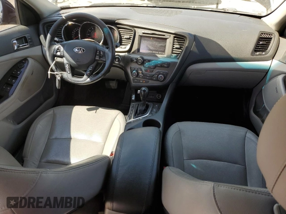 2013 Kia Optima EX z VIN 5XXGN4A72DG108840, wystawiony jako Copart lot #58207355 z przebiegiem 114 629 mil mil oraz Szkoda całkowita • Salvage title. Historia ofert i sprzedaży dostępna na DreamBid. Obrazek 8.