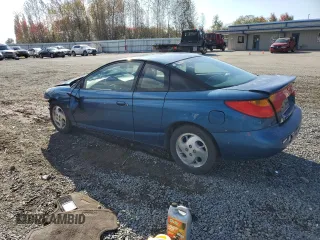 2002 Saturn SC with VIN 1G8ZY14762Z129155, listed as a Copart auction lot 75820394 with 199,847 mi miles and Salvage Title. Bid and sale history available at carsss.com. Image 2.