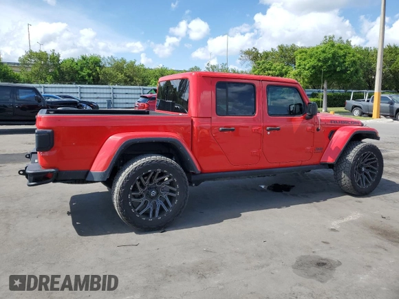 2021 Jeep Gladiator Rubicon с VIN 1C6JJTBG0ML569133, выставлен на аукционе Copart как лот 61994745 с пробегом 23 785 миль миль и Чистый • Clean title. История ставок и продаж доступна на DreamBid. Изображение 3.