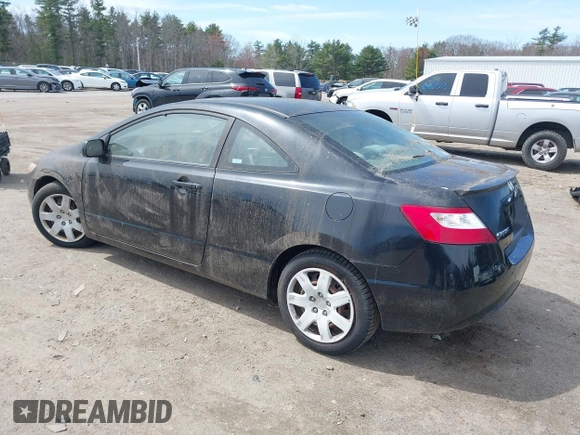 2008 Honda Civic Cpe LX with VIN 2HGFG126X8H546861, listed as a IAAI auction lot 42080356 with 47,562 mi miles. Bid and sale history available at carsss.com. Image 3.