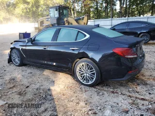 2021 Genesis G70 2.0T with VIN KMTG64LA6MU073463, listed as a Copart auction lot 76839984 with 43,451 mi miles and Salvage Title. Bid and sale history available at carsss.com. Image 2.