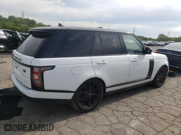 2016 Land Rover Range Rover HSE с VIN SALGS2PF1GA294939, выставлен на аукционе Copart как лот 58174885 с пробегом 88 228 миль миль и Чистый • Clean title. История ставок и продаж доступна на DreamBid. Изображение 3.