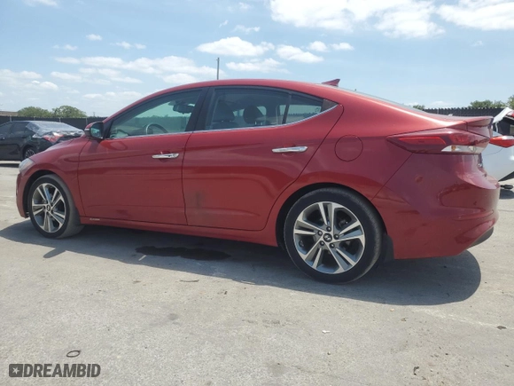 2017 Hyundai Elantra SE with VIN KMHD84LF1HU263695, listed as a Copart auction lot 54010605 with 43,259 mi miles and Salvage Title. Bid and sale history available at carsss.com. Image 2.
