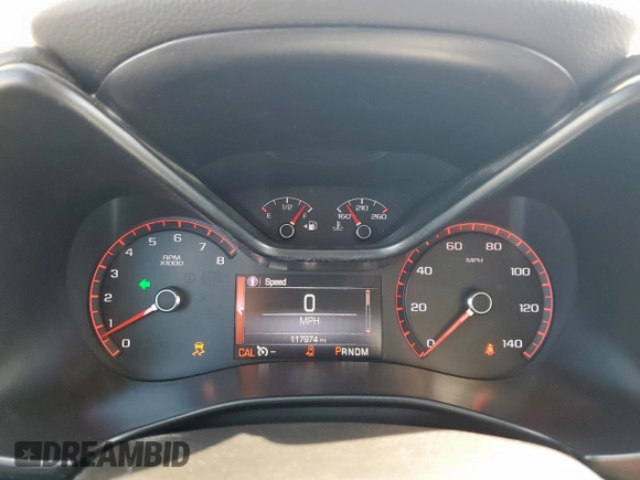 2016 GMC Canyon 2WD SLE with VIN 1GTG5CE35G1109420, listed as a Copart auction lot 51968455 with 117,974 mi miles and Salvage Title. Bid and sale history available at carsss.com. Image 9.
