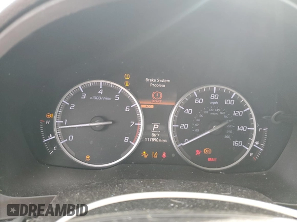 2019 Acura ILX w/Premium Pkg with VIN 19UDE2F72KA008926, listed as a Copart auction lot 54257015 with 117,890 mi miles and Salvage Title. Bid and sale history available at carsss.com. Image 9.