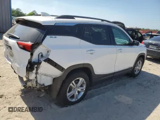 2019 GMC Terrain SLE with VIN 3GKALMEV0KL257452, listed as a Copart auction lot 53552855 with 32,464 mi miles and Salvage Title. Bid and sale history available at carsss.com. Image 3.