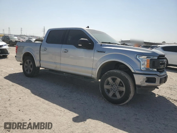 2020 Ford F-150 XL with VIN 1FTEW1E56LKE93027, listed as a Copart auction lot 48920305 with 161,133 mi miles and Salvage Title. Bid and sale history available at carsss.com. Image 4.
