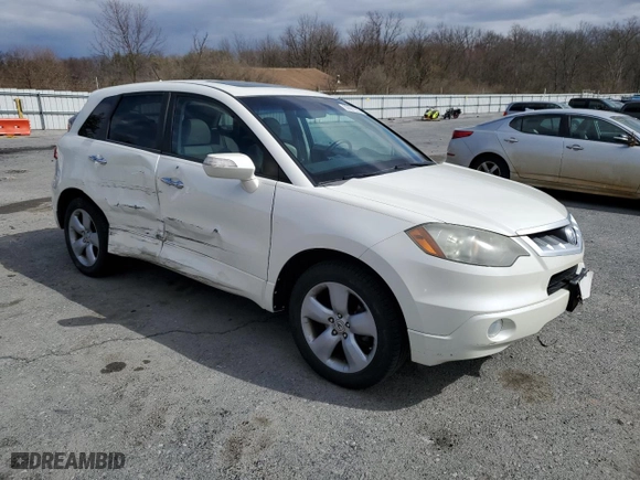 2009 Acura RDX Tech Pkg with VIN 5J8TB18549A008060, listed as a Copart auction lot 50881085 with 101,968 mi miles and Salvage Title. Bid and sale history available at carsss.com. Image 4.
