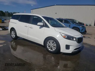 2017 Kia Sedona LX with VIN KNDMB5C18H6331057, listed as a Copart auction lot 46455575 with 93,106 mi miles and Salvage Title. Bid and sale history available at carsss.com. Image 4.