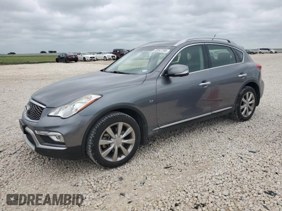 2016 Infiniti QX50 with VIN JN1BJ0RP2GM233230, listed as a Copart auction lot 52047295 with 66,777 mi miles and Clean Title. Bid and sale history available at DreamBid. Image 1.