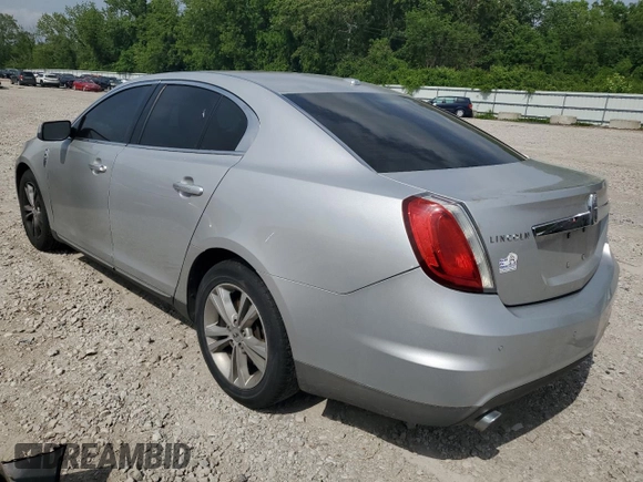 2009 Lincoln MKS with VIN 1LNHM93RX9G604306, listed as a Copart auction lot 57059605 with 177,871 mi miles and Salvage title. Bid and sale history available at DreamBid. Image 2.