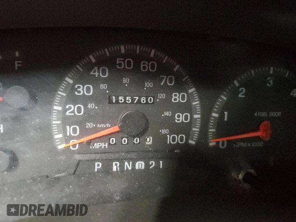 1997 Ford F-150 XL with VIN 1FTDX18W0VNB21424, listed as a Copart auction lot 45675365 with 155,760 mi miles and Salvage title. Bid and sale history available at DreamBid. Image 9.