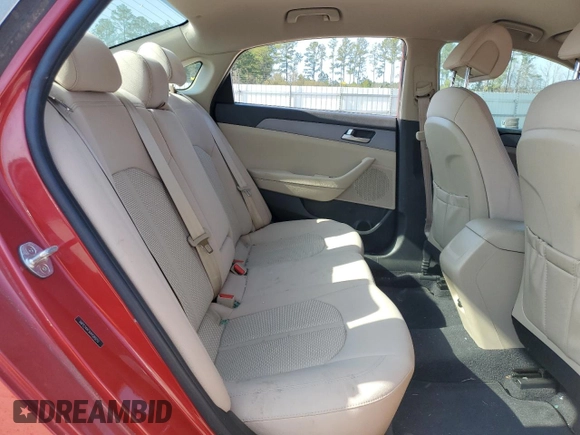 2017 Hyundai Sonata SE with VIN 5NPE24AFXHH588210, listed as a Copart auction lot 44403545 with 93,694 mi miles and Salvage Title. Bid and sale history available at carsss.com. Image 10.