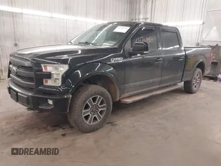 2015 Ford F-150 XLT w/HD Payload Pkg with VIN 1FTFW1EGXFFA39852, listed as a IAAI auction lot 41769971 with 163,929 mi miles. Bid and sale history available at carsss.com. Image 18.