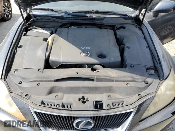 2008 Lexus IS 250 with VIN JTHCK262085016627, listed as a Copart auction lot 65396385 with 198,310 mi miles and Clean title. Bid and sale history available at DreamBid. Image 11.