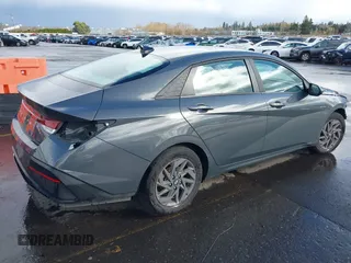 2024 Hyundai Elantra SEL with VIN KMHLM4DG8RU654892, listed as a IAAI auction lot 41752711 with 14,577 mi miles. Bid and sale history available at carsss.com. Image 4.