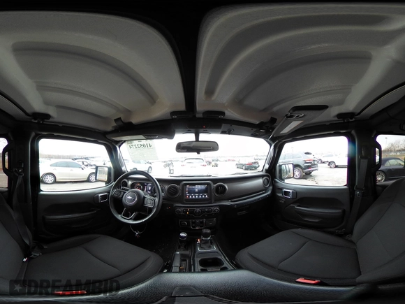 2022 Jeep Wrangler Unlimited Willys Sport with VIN 1C4HJXDN3NW132771, listed as a IAAI auction lot 41052274 with 33,302 mi miles and . Bid and sale history available at DreamBid. Image 18.