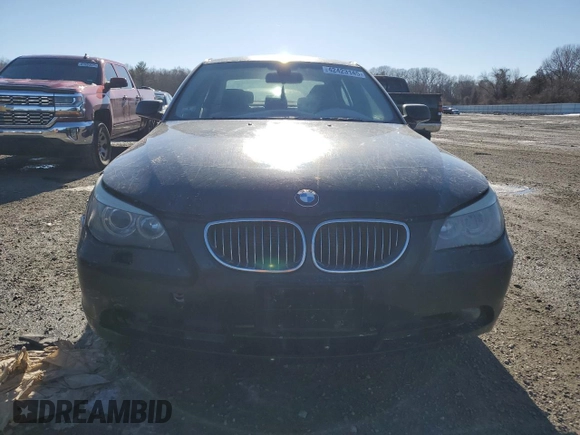 2007 BMW 5 Series 530xi with VIN WBANF73537CY17327, listed as a Copart auction lot 42423145 with Not Provided miles and Non Repairable. Bid and sale history available at carsss.com. Image 5.