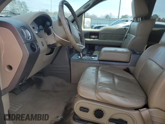 2005 Ford F-150 XLT with VIN 1FTPX12525NA40969, listed as a Copart auction lot 42563695 with 92,536 mi miles and Salvage Title. Bid and sale history available at carsss.com. Image 7.