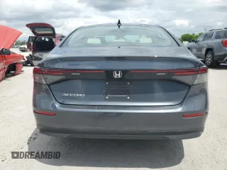 2024 Honda Accord EX с VIN 1HGCY1F38RA004951, выставлен на аукционе Copart как лот 56752595 с пробегом 18 353 миль миль и Списание • Salvage title. История ставок и продаж доступна на DreamBid. Изображение 6.