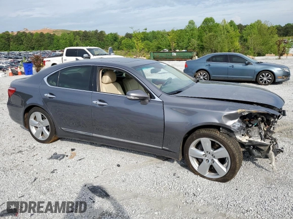 2012 Lexus LS 460 z VIN JTHBL5EF8C5113159, wystawiony jako Copart lot #54096705 z przebiegiem 128 923 mil mil oraz Szkody całkowita. Historia ofert i sprzedaży dostępna na DreamBid. Obrazek 4.