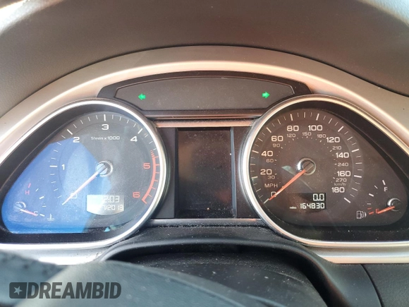 2014 Audi Q7 3.0L TDI Premium with VIN WA1CMAFE9ED011907, listed as a Copart auction lot 42551715 with 164,830 mi miles and Clean Title. Bid and sale history available at carsss.com. Image 9.