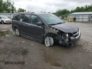 2020 Dodge Grand Caravan SXT with VIN 2C7WDGCG0LR166483, listed as a Copart auction lot 53637964 with 53,839 mi miles and Salvage Title. Bid and sale history available at DreamBid. Image 4.