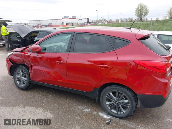 2015 Hyundai Tucson GLS with VIN KM8JT3AF1FU107443, listed as a IAAI auction lot 41894074 with 19,967 mi miles and . Bid and sale history available at DreamBid. Image 14.