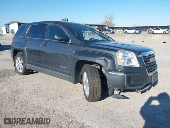 2017 GMC Terrain SLE with VIN 2GKFLSEK9H6241506, listed as a IAAI auction lot 41371435 with 104,677 mi miles and . Bid and sale history available at carsss.com. Image 1.