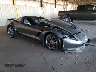 2016 Chevrolet Corvette Z06 3LZ with VIN 1G1YU2D63G5604956, listed as a Copart auction lot 77222634 with 29,658 mi miles and Salvage Title. Bid and sale history available at carsss.com. Image 4.