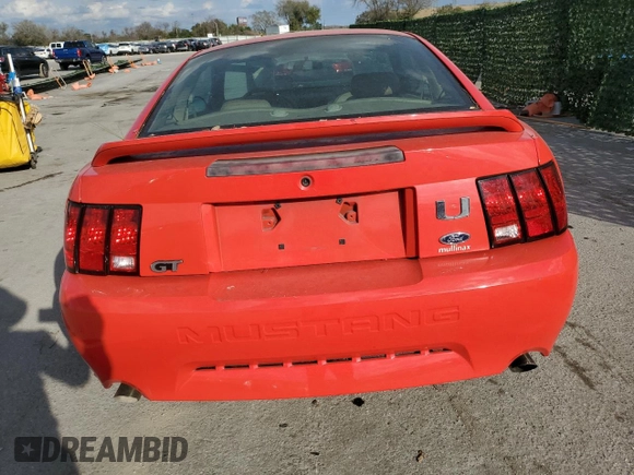 2000 Ford Mustang GT with VIN 1FAFP42X2YF313976, listed as a Copart auction lot 46873555 with 104,218 mi miles and Non Repairable. Bid and sale history available at carsss.com. Image 6.