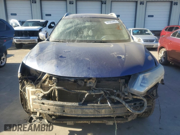 2017 Nissan Rogue SV with VIN KNMAT2MV1HP526492, listed as a Copart auction lot 47263465 with Not provided miles and Salvage title. Bid and sale history available at DreamBid. Image 5.