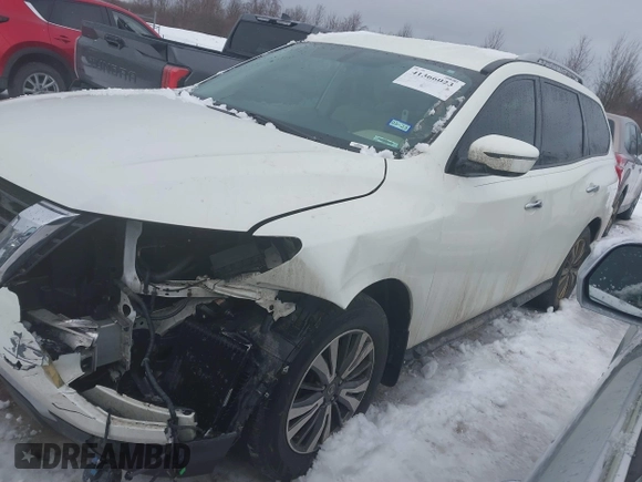 2017 Nissan Pathfinder S with VIN 5N1DR2MN3HC609338, listed as a IAAI auction lot 41366023 with 107,790 mi miles and . Bid and sale history available at DreamBid. Image 17.