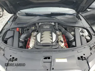 2012 Audi A8 with VIN WAURVAFD7CN026141, listed as a Copart auction lot 49532335 with 201,042 mi miles and Clean Title. Bid and sale history available at DreamBid. Image 11.