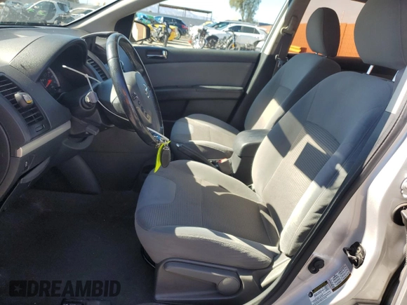 2012 Nissan Sentra S with VIN 3N1AB6AP5CL639031, listed as a Copart auction lot 45229395 with 99,835 mi miles and Salvage Title. Bid and sale history available at DreamBid. Image 7.