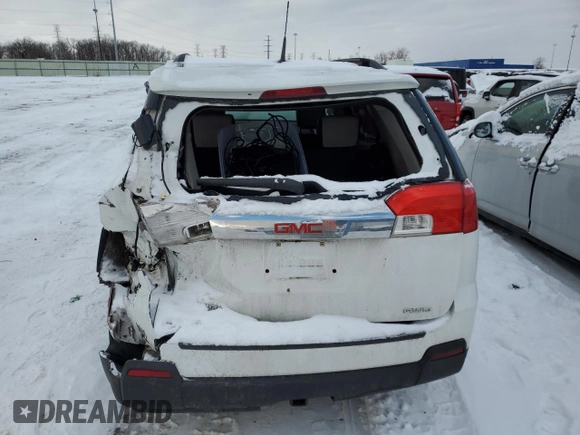 2011 GMC Terrain SLT-1 with VIN 2CTFLVEC8B6428320, listed as a Copart auction lot 45461105 with 120,109 mi miles and Salvage title. Bid and sale history available at DreamBid. Image 6.