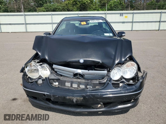 2007 Mercedes-Benz CLK 350 with VIN WDBTJ56H77F230404, listed as a Copart auction lot 65291925 with 128,021 mi miles and Salvage title. Bid and sale history available at DreamBid. Image 5.