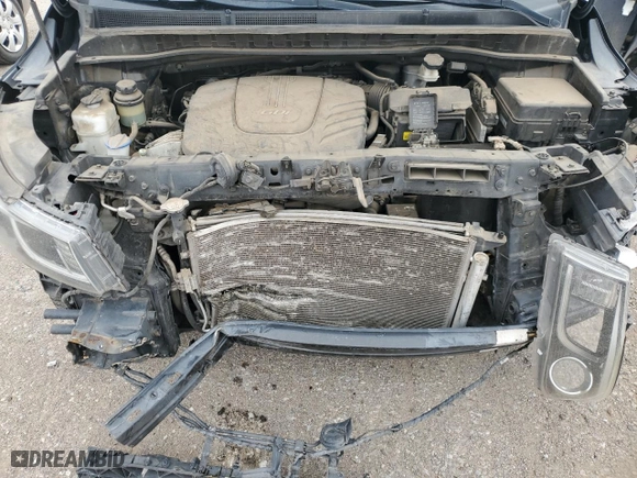 2017 Kia Sedona LX with VIN KNDMB5C16H6266032, listed as a Copart auction lot 41486844 with NaN miles and Salvage Title. Bid and sale history available at carsss.com. Image 12.