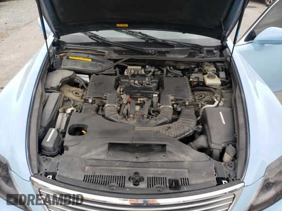2007 Lexus LS 460 with VIN JTHBL46F675035124, listed as a Copart auction lot 54334835 with 155,919 mi miles and Salvage title. Bid and sale history available at DreamBid. Image 11.