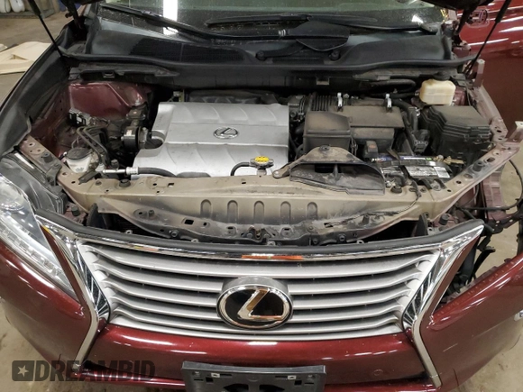 2015 Lexus RX 350 with VIN 2T2ZK1BA8FC192842, listed as a Copart auction lot 54876655 with 117,677 mi miles and Salvage Title. Bid and sale history available at carsss.com. Image 12.