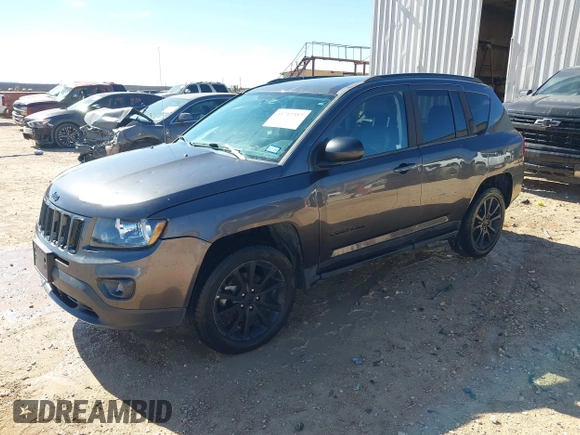 2014 Jeep Compass Sport with VIN 1C4NJCBA4ED880940, listed as a IAAI auction lot 41712357 with 156,171 mi miles. Bid and sale history available at carsss.com. Image 17.