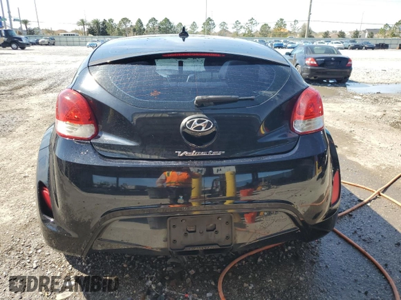 2014 Hyundai Veloster with VIN KMHTC6AD0EU207850, listed as a Copart auction lot 46986695 with 138,024 mi miles and Salvage Title. Bid and sale history available at carsss.com. Image 6.