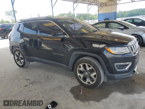 2018 Jeep Compass Limited with VIN 3C4NJDCBXJT258828, listed as a Copart auction lot 56818835 with 115,721 mi miles and Salvage title. Bid and sale history available at DreamBid. Image 4.
