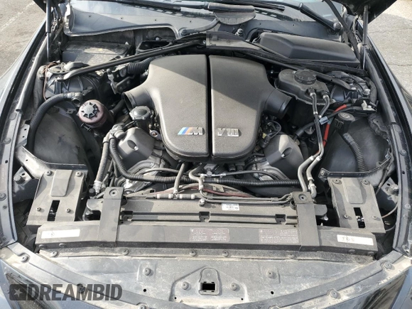 2008 BMW 6 Series M6 with VIN WBSEH93528CY24868, listed as a Copart auction lot 51190605 with 97,311 mi miles and Clean Title. Bid and sale history available at DreamBid. Image 11.