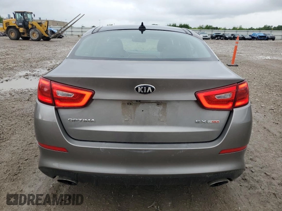 2014 Kia Optima SX Turbo with VIN 5XXGR4A6XEG321869, listed as a Copart auction lot 61821185 with 194,613 mi miles and Clean title. Bid and sale history available at DreamBid. Image 6.