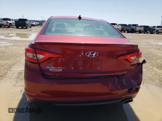 2015 Hyundai Sonata SE with VIN 5NPE24AF5FH257029, listed as a Copart auction lot 51072275 with 124,714 mi miles and Salvage Title. Bid and sale history available at DreamBid. Image 6.